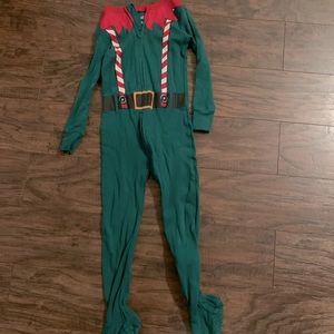 Toddler elf pjs